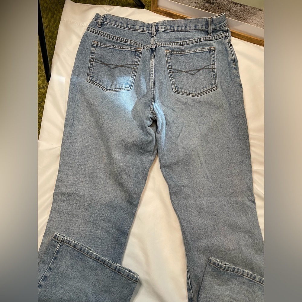 NorthCrest size 14 light wash boot cut jeans - Picture 4 of 12